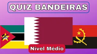 🌎 Quiz Adivinhe a Bandeira Do País - Desafio da Bandeira Nível Médio