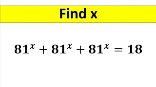 A Nice Exponent Math Simplification || Find the Value of X || the math scholar @TheMathScholar23