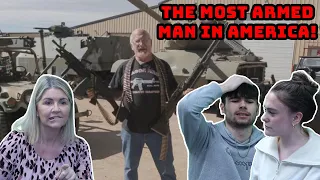 BRITISH FAMILY REACTS | The Most Armed Man In America!