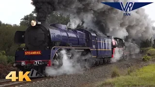 Steamrail Snow Train II 2019: Australian Steam Trains in 4K
