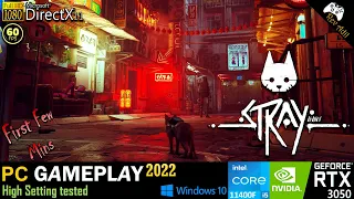 Stray on RTX 3050 | Best Settings | PC Gameplay | 1080p60FPS | Core i5 11400F | 2022 Latest