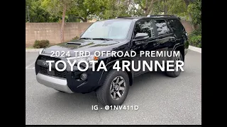 Toyota 4Runner (2024 TRD Offroad Premium) walk around