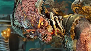 DOOM ETERNAL - All Boss Fights + Ending (4K 60FPS)