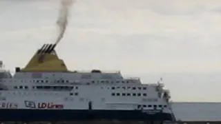 Glimps or the Maiden voyage fro new Ostende to Ramsgate Ferry