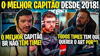 GAULES E MCH DISCUTINDO SOBRE ART SER O MELHOR CAPITÃO BRASILEIRO!🔥🔥🔥