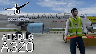 Aerosoft Airbus A320 Full Flight Tutorial (AUA Vienna to Heathrow OS461) [FSX/P3D]