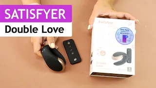 SATISFYER: Double Love - смарт-вибратор для пар с управлением со смартфона, пульта Д/У и Интернет