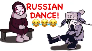 FNF Ruv and Sarv dance Katyusha | Friday night funkin animation