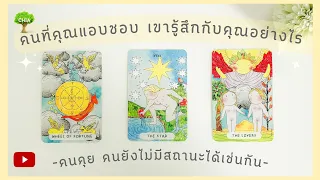 Pick a card คนที่คุณแอบชอบ เขารู้สึกกับคุณอย่างไร (คนคุย, คนยังไม่มีสถานะก็ได้เช่นกัน) ละเอียด