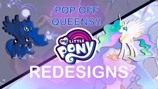 PREPARE FOR ROYALTY🗣️‼️ - Drawing The MY LITTLE PONY Princesses In MY STYLE | Digital Redesigning |