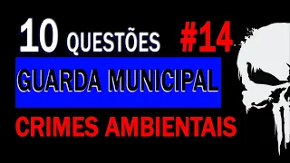 LEI DE CRIMES AMBIENTAIS - 10 Questões