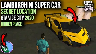 Secret Lamborghini veneno Super Car Location gta vice city tips and tricks 2020 |ZenGTA| GamingXpro