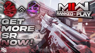 HOW TO EARN MORE SR + RANK UP FAST IN MW2 RANKED PLAY