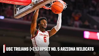 USC TROJANS (+7.5) UPSET NO. 5 ARIZONA WILDCATS 😤 + BRONNY JAMES SLAM 🔥 | ESPN BET