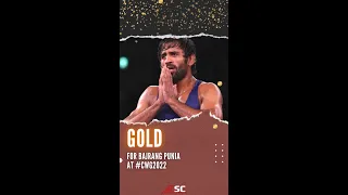 7th Gold for India at #cwg2022 🇮🇳🔥 #shorts #wrestling #bajrangpunia