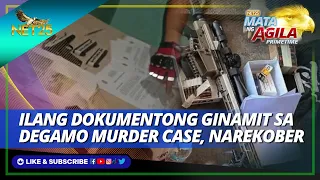 Ilang dokumento na pinaniniwalaang ginamit sa planning stage ng Degamo murder case, narekober