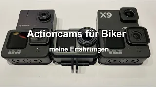 Actioncams für Biker  -  Meine Erfahrungen