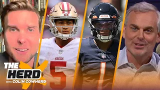 Trey Lance struggles in 49ers opener, Broncos look shaky, Fields leads Bears to win | NFL | THE HERD