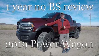 1 Year NO BS Review - 2019 Ram Power Wagon