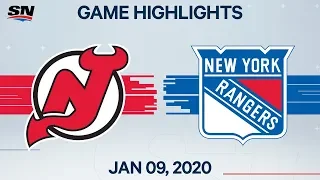 NHL Highlights | Devils vs. Rangers – Jan. 9, 2020