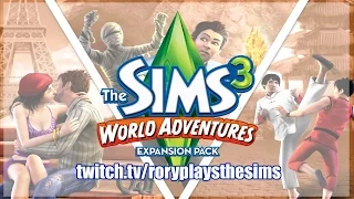 The Sims 3 | World Adventures | Twitch Live Stream | P6 | Lucky Underground Baseball!