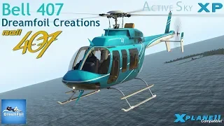 X-Plane 11 Dreamfoil Creations Bell 407 Active Sky XP FSEconomy Flying in Canada 03