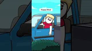 "Adult" Happy Meal 💀 (Original Animation Meme) #shorts