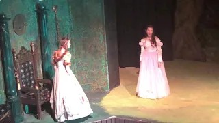 Claire Elise as Helena in Midsummer Night’s Dream