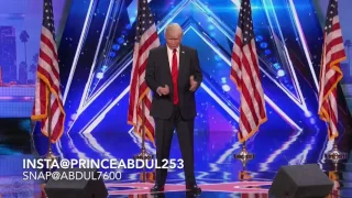 America's Got Talent 2017 Donald Trump Wins Again Full Audition S12E01 singing   Descpacito😂😂😂