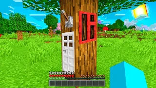 Descubrí una Base Secreta en un Arbol de Minecraft😱