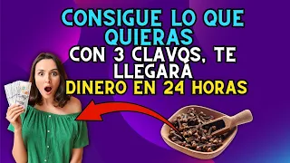 Consigue lo que quieras con 3 clavos te llegará dinero en 24 horas