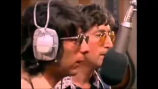 John Lennon gets pissed off recording "Oh Yoko"