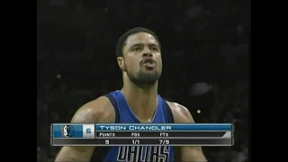 Tyson Chandler 2010 Highlights at Spurs 19 Pts 8 Rebs 11/26/2010