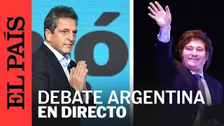 ELECCIONES 2023 | Así ha sido el debate presidencial de Argentina entre MILEI y MASSA | EL PAÍS