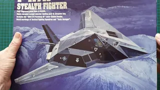 Academy 1/48 F117A Stealth Fighter - Kit Review