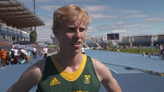 IAAF WU20 2016 Bydgoszcz 800m Men Heat George KUSCHE RSA