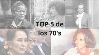 💪👩‍🦰 TOP 5 mujeres de los 70's 💫