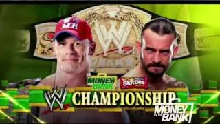 WWE Money In The Bank 2011 Match Card: CM Punk vs. John Cena WWE Championship Match Promo (HD)