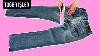 Sewing a Bag from Old Jeans is Very Easy | Tuğba İşler