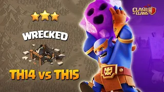 Th14 vs Th15 Super Bowler Attack Strategy! The BEST TH14 Super Bowler Attack Strategy Clash of Clans