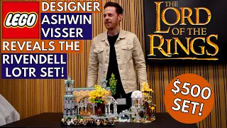 LEGO Designer REVEALS LORD OF THE RINGS Rivendell 2023 Set at LEGO HQ in Billund, Denmark