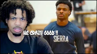 Tecki Kquai reacts to Bronny James Jr HIGHLIGHTS future SUPERSTAR !! ⭐