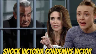 Victoria condemns Victor's actions and could face legal action The Young And The Restless Spoilers