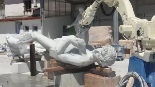 Robot Carving Carrara Marble