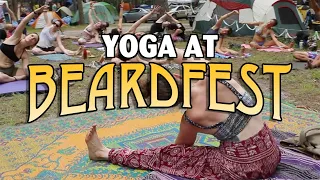 Yoga at Beardfest