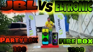 JBL VS ELTRONIC PARTYBOX 300 VS  FIRE BOX 1200 Сравнение портативных колонок на одном треке улица!