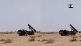 Watch: India's third successful trial of Pinaka guided missile at Pokhran