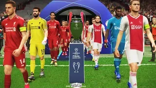 UEFA Champions League Final | Ajax vs Liverpool | Full Match & Amazing Goals | PES 2019 Gameplay PC