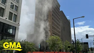 Investigation into massive bank explosion