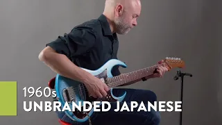 Demo of a 1960s Unbranded Japanese Electric Guitar